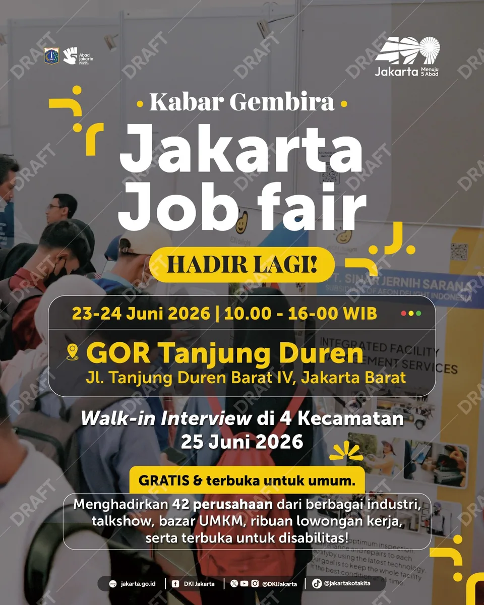 Job Fair Kabupaten Rote Ndao 2026 (Suku Dinas TKTE Wilayah Kabupaten Rote Ndao Barat) : 23-24 Juni 2026